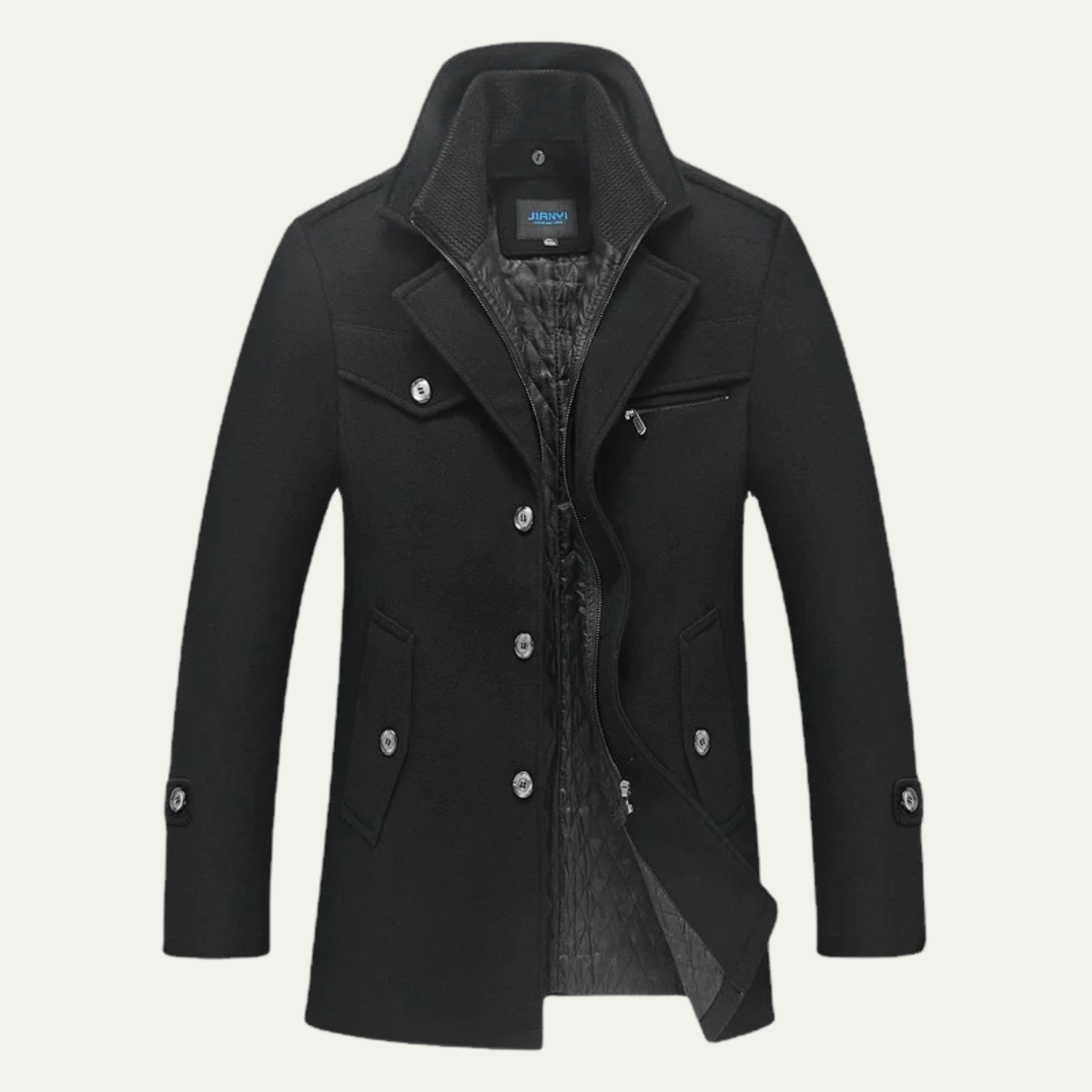 Men’s Peacoat-Style Winter Coat