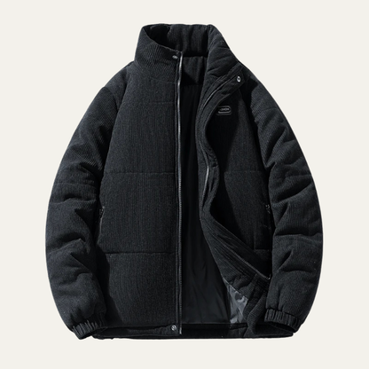 Men’s Corduroy Winter Puffer Jacket