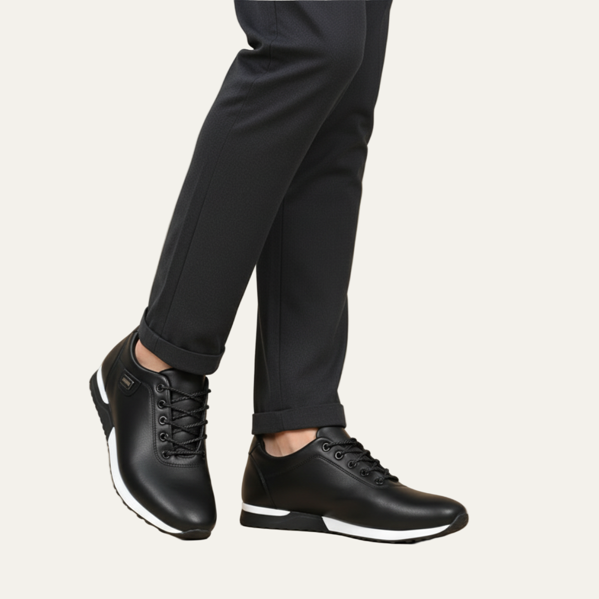 Men’s Leather Low-Cut Sneakers