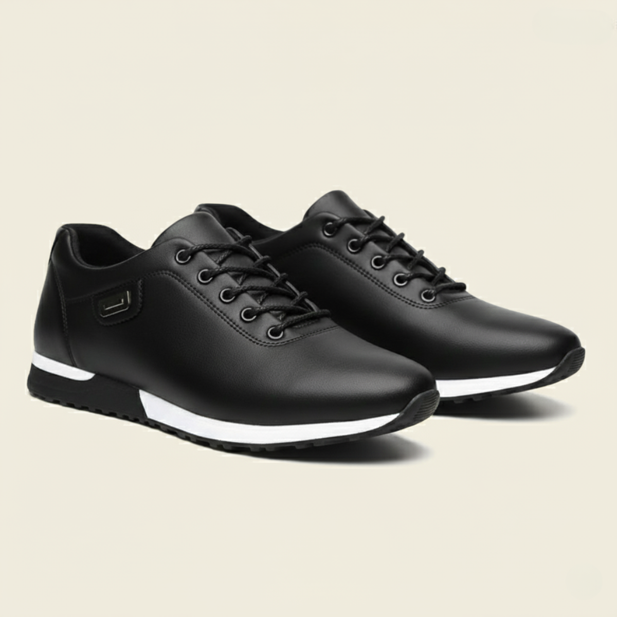 Men’s Leather Low-Cut Sneakers