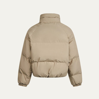 Men’s Cropped High-Collar Puffer Jacket
