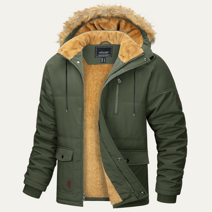 Men’s Arctic Faux Fur Hooded Parka