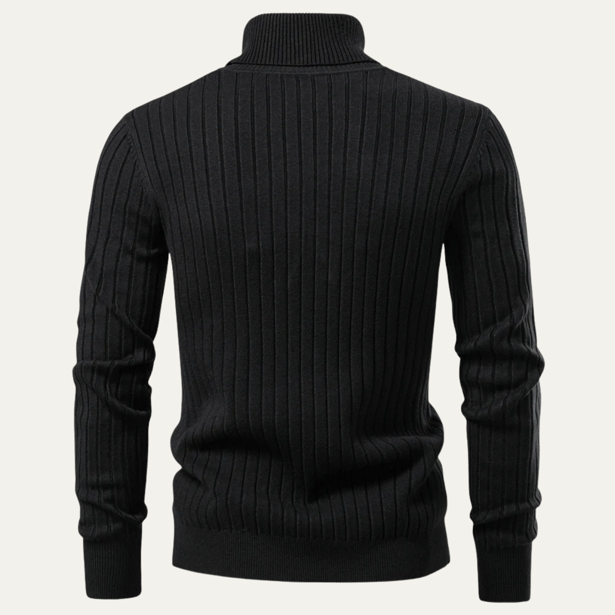 Men’s Slim-Fit Turtleneck Ribbed Sweater