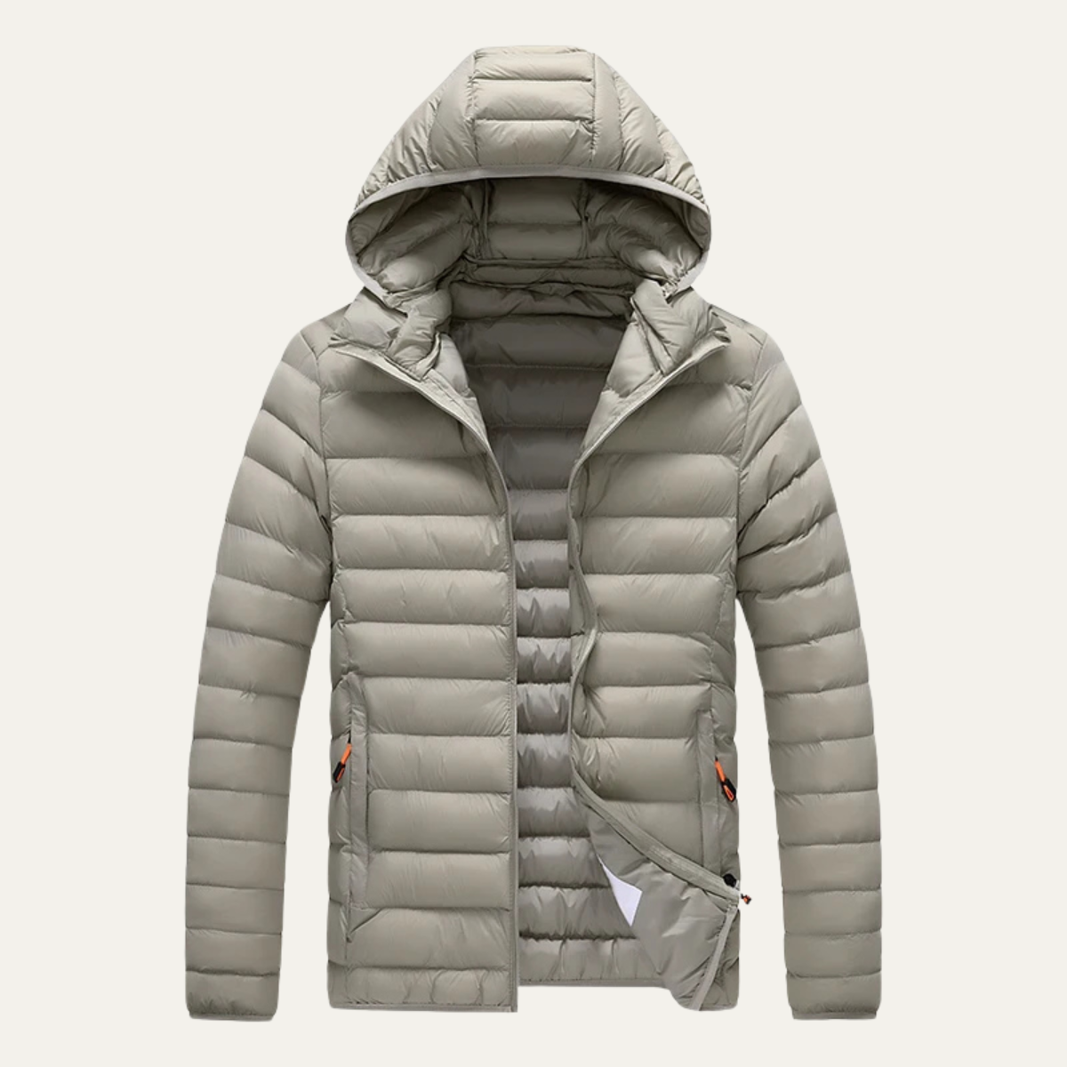 Men’s Winter Lightweight Hooded Puffer Jacket