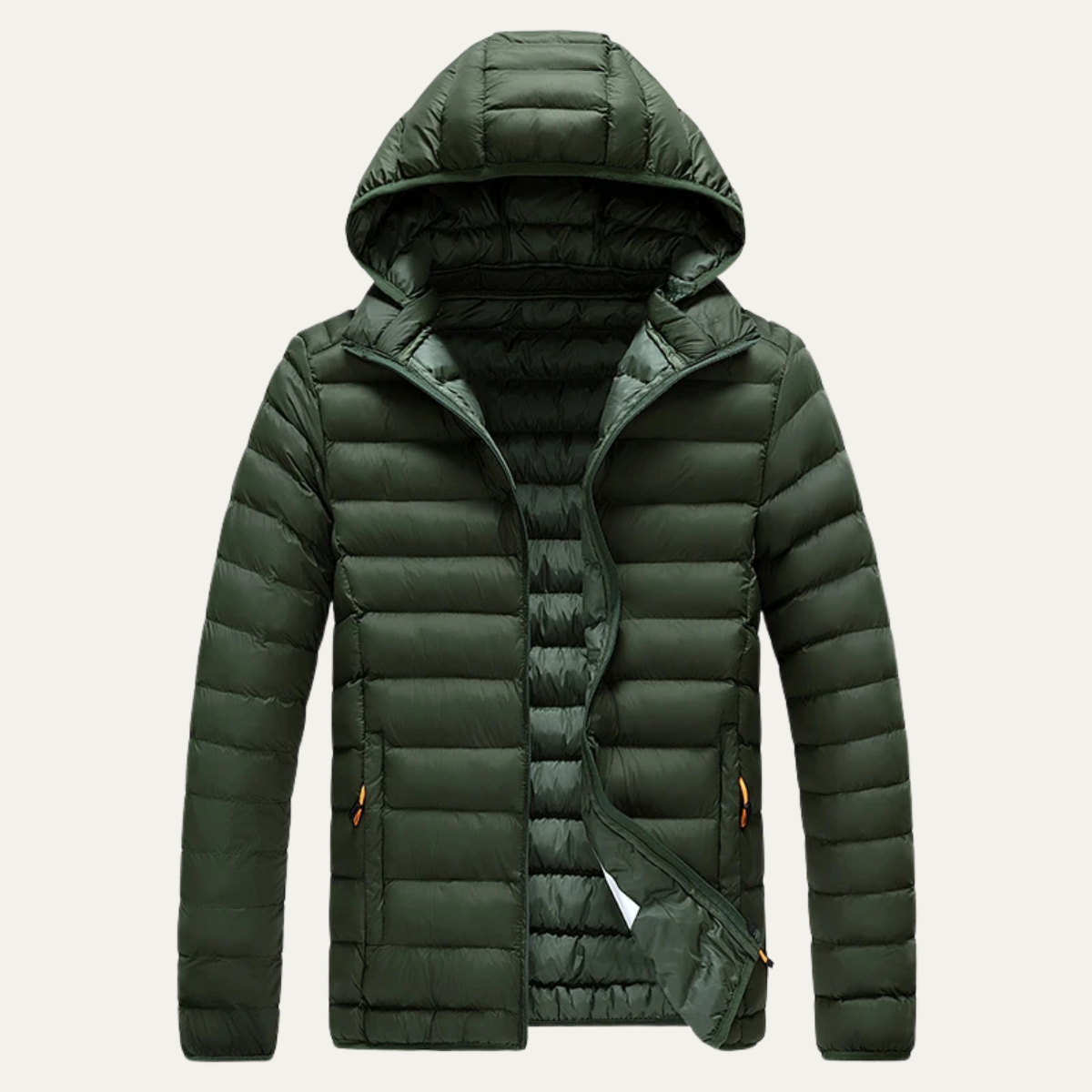 Men’s Winter Lightweight Hooded Puffer Jacket