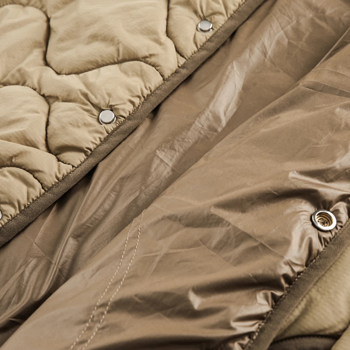 Men’s Quilted High-Neck Puff Jacket