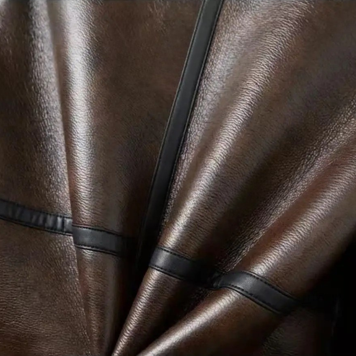 Men’s Shearling-Lined Aviator Winter Jacket