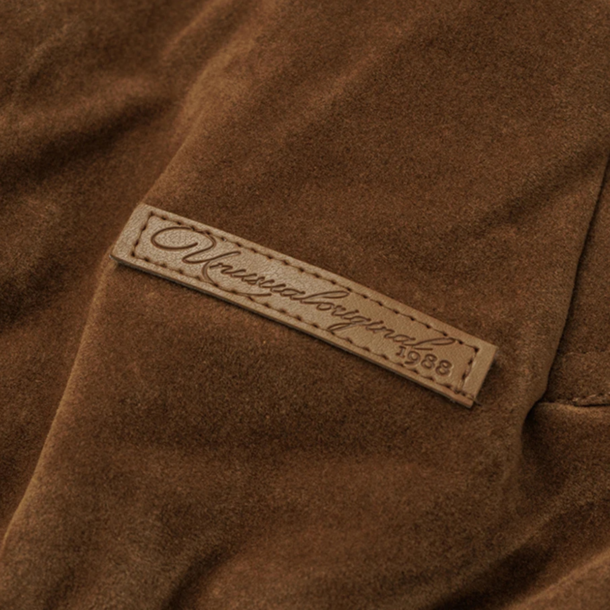 Men’s Suede Boxy Bomber Jacket