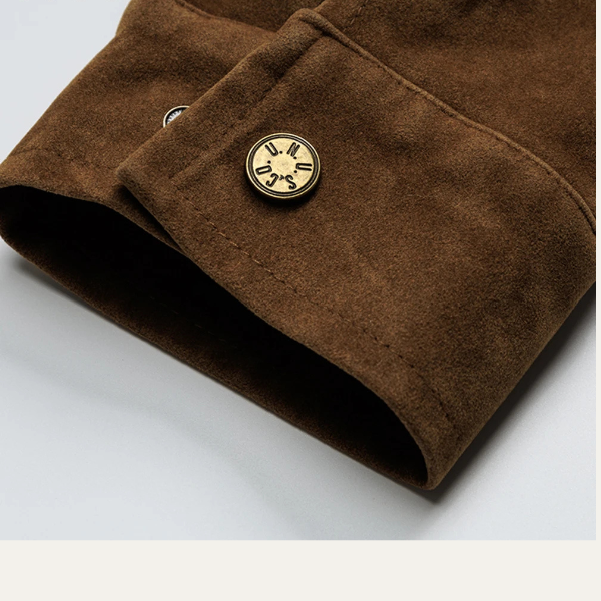 Men’s Suede Boxy Bomber Jacket
