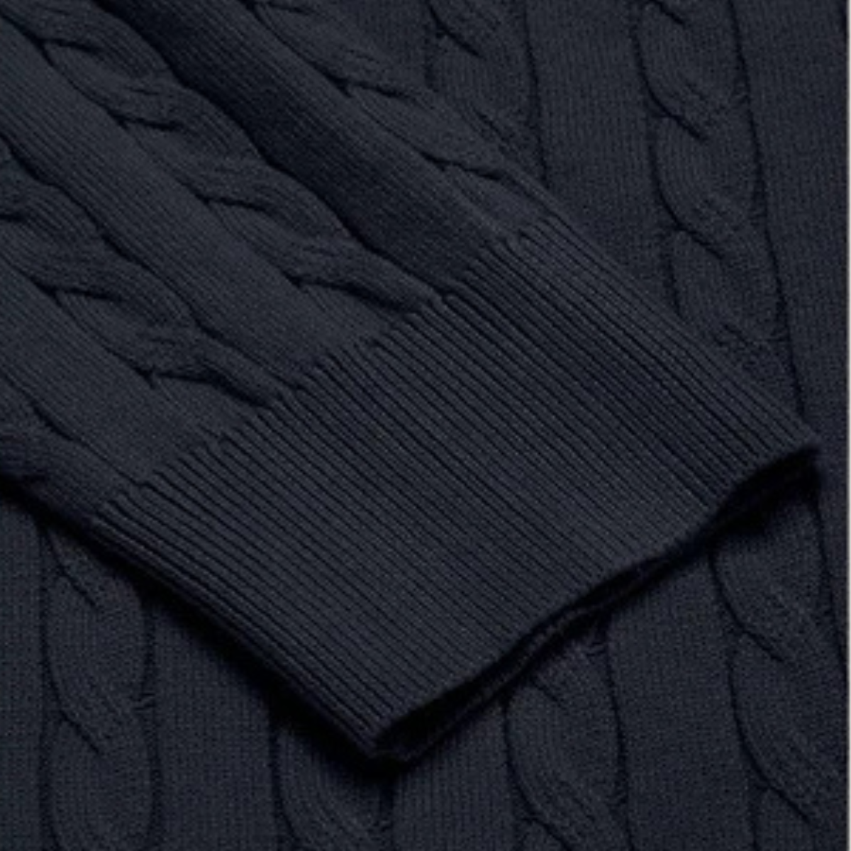 Men’s Classic Cotton Cable Knit Sweater