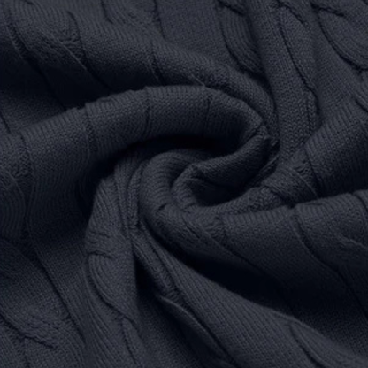 Men’s Classic Cotton Cable Knit Sweater