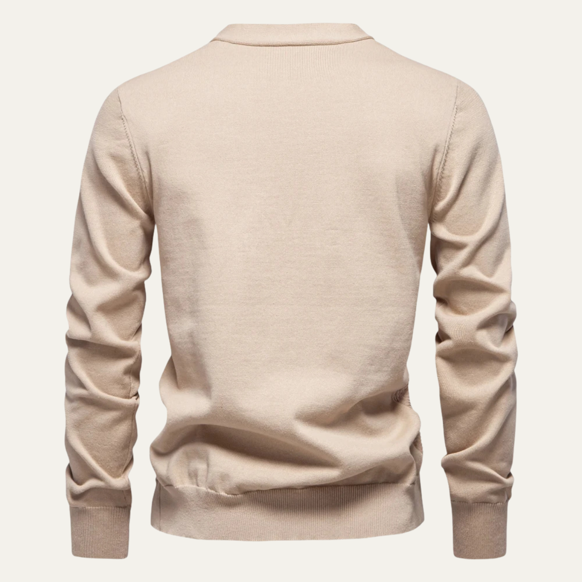 Men’s V-Neck Cardigan with Button Front