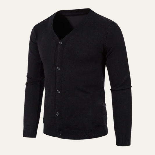Men's Lightweight Slim Fit V-Neck Cardigan