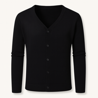 Men's Lightweight Slim Fit V-Neck Cardigan