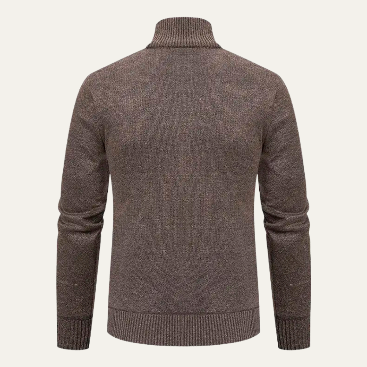 Men’s Full-Zip Diamond Knit Sweater Jacket