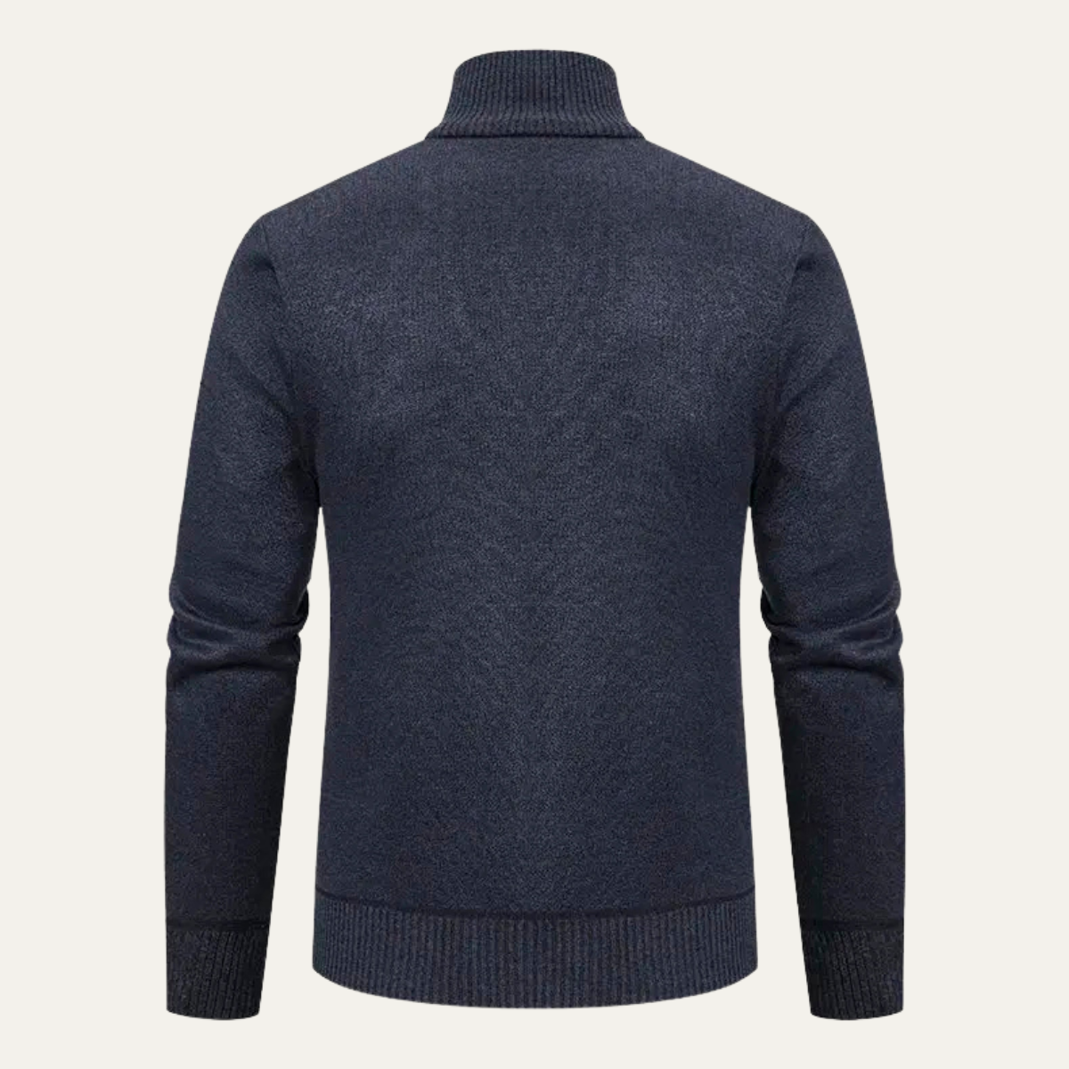 Men’s Full-Zip Diamond Knit Sweater Jacket