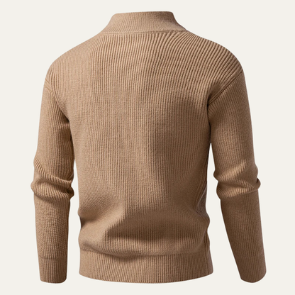 Men’s Smart Casual Knit Polo Sweater