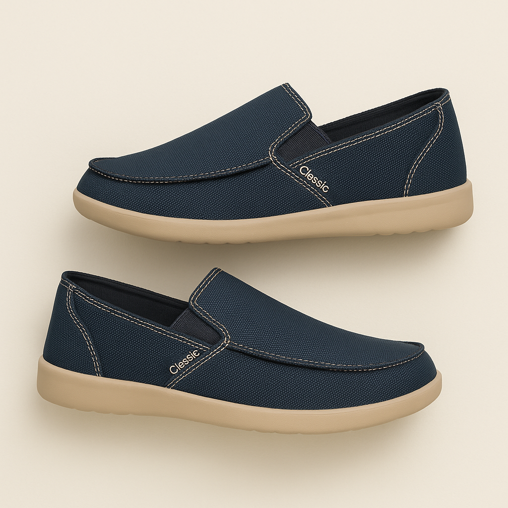 Men’s Canvas Slip-On Loafers