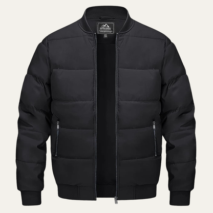 Men’s Classic Quilted Bomber Puffer Jacket