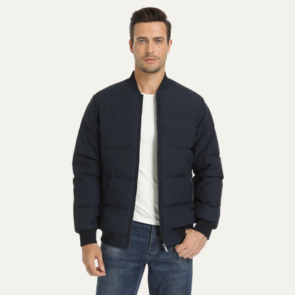 Men’s Classic Quilted Bomber Puffer Jacket