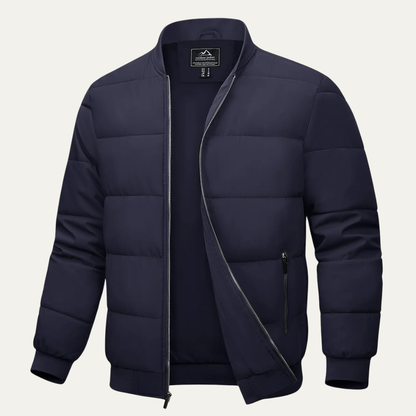 Men’s Classic Quilted Bomber Puffer Jacket