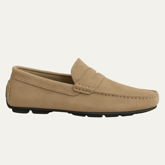 Men’s Classic Suede Penny Moccasins