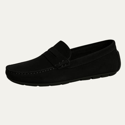 Men’s Classic Suede Penny Moccasins