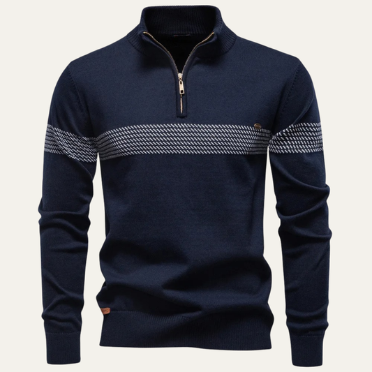 Men’s Business Quarter-Zip Knit Sweater