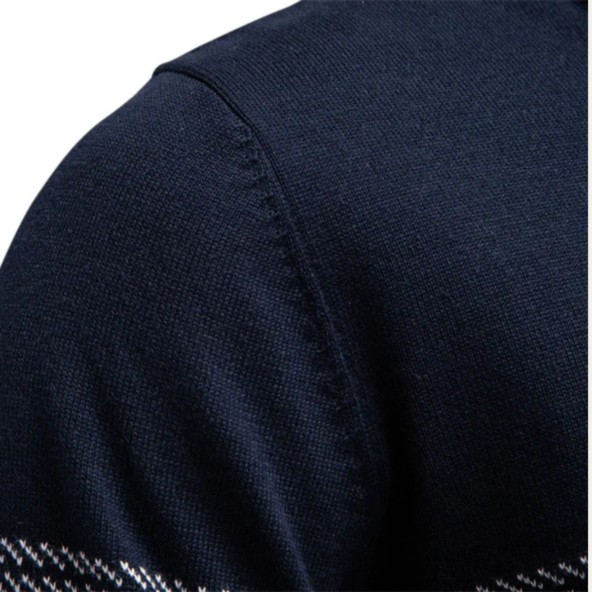 Men’s Business Quarter-Zip Knit Sweater