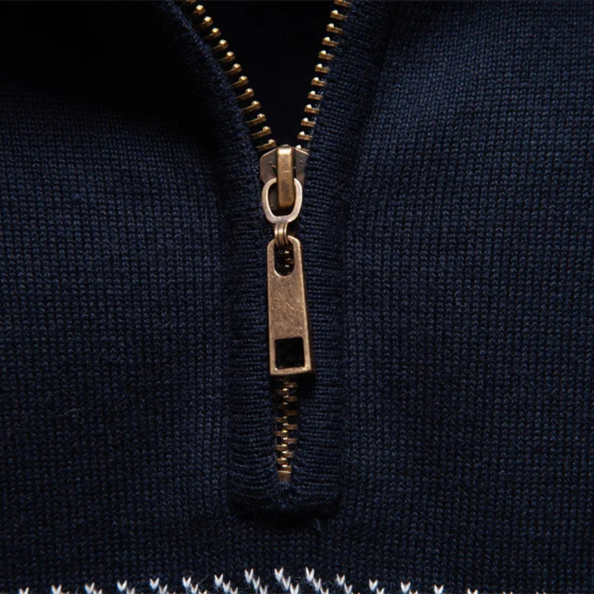 Men’s Business Quarter-Zip Knit Sweater