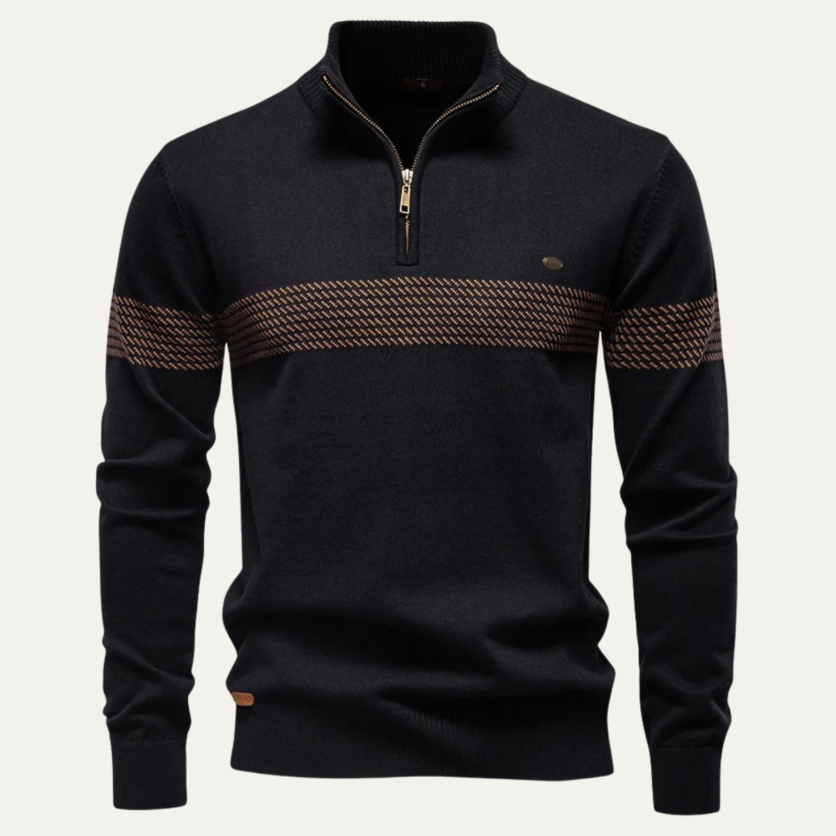 Men’s Business Quarter-Zip Knit Sweater