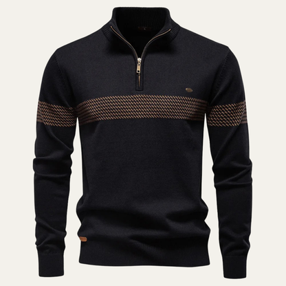 Men’s Business Quarter-Zip Knit Sweater