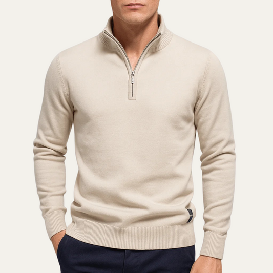 Men’s Fine-Gauge Quarter-Zip Sweater