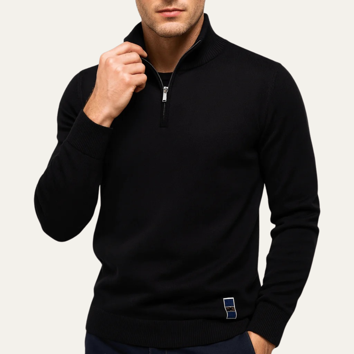 Men’s Fine-Gauge Quarter-Zip Sweater