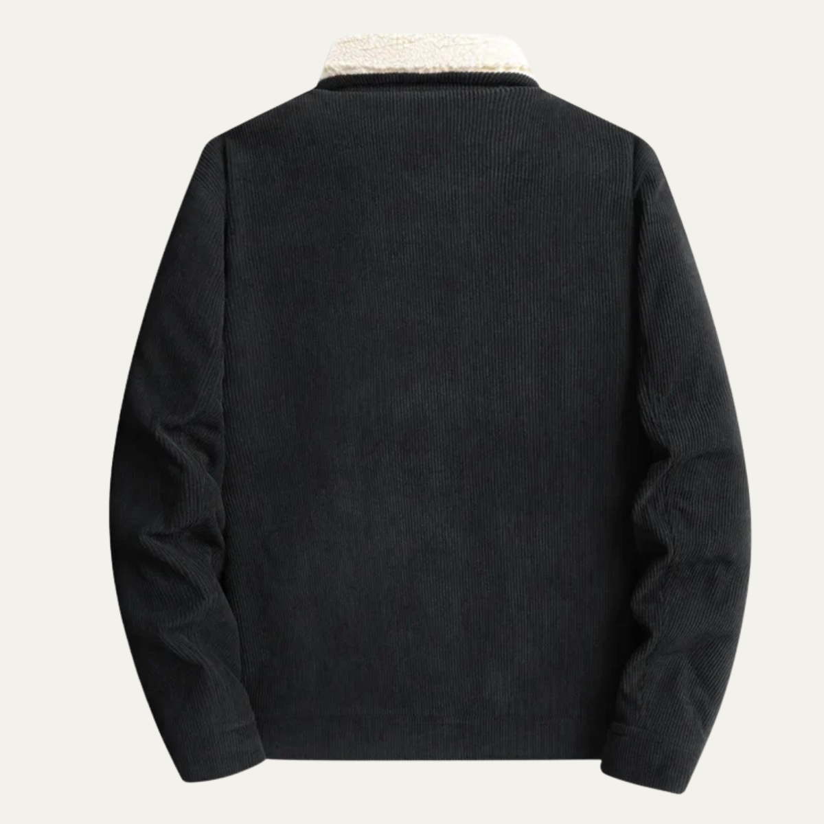 Men’s Corduroy Trucker Jacket with Faux-Shearling Lining