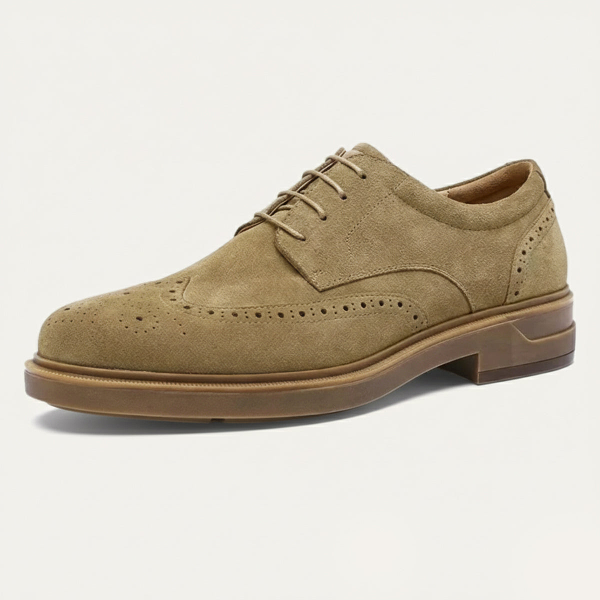 Men’s Smart Suede Wingtip Brogues