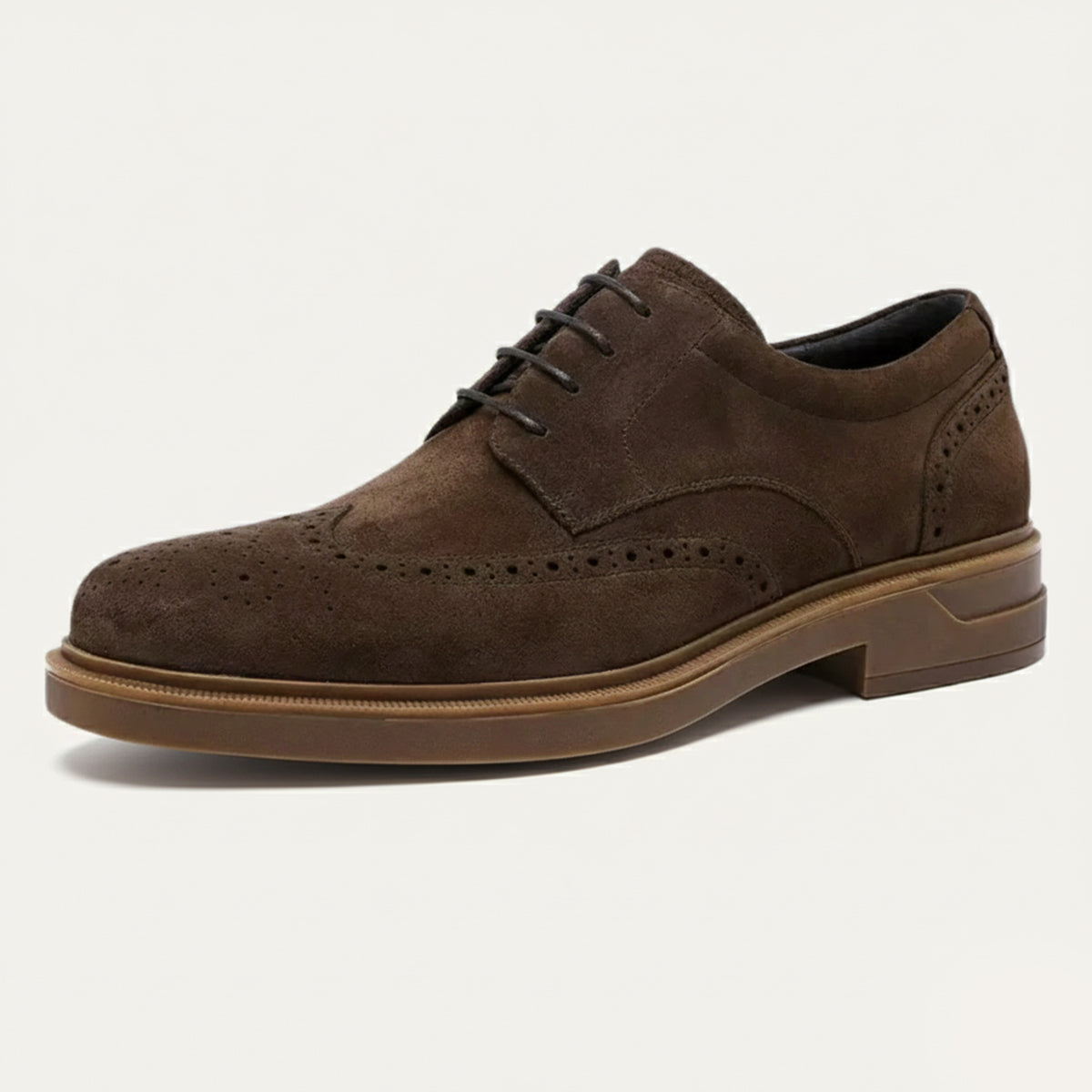 Men’s Smart Suede Wingtip Brogues