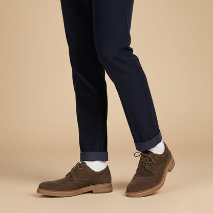 Men’s Smart Suede Wingtip Brogues