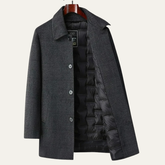 Men’s Classic Mid-Thigh Overcoat