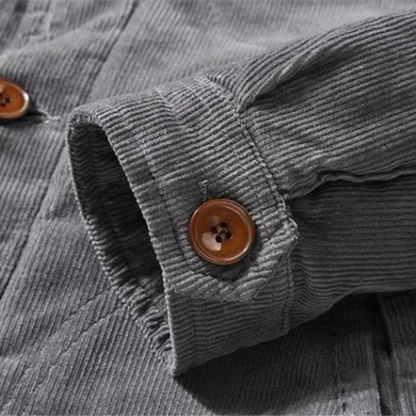 Men’s Rugged Faux-Shearling Lined Jacket