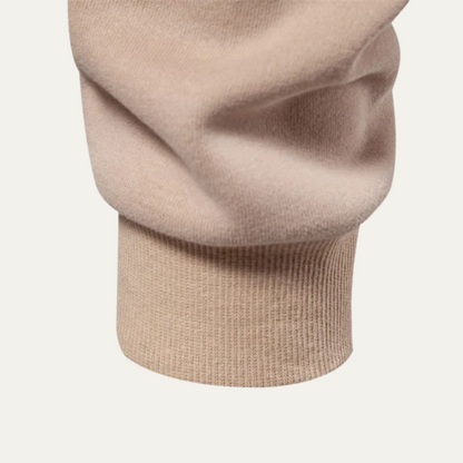 Men’s Crewneck Sweatshirt with Zipper Pocket