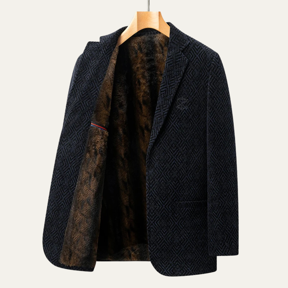 Men’s Diamond-Textured Blazer