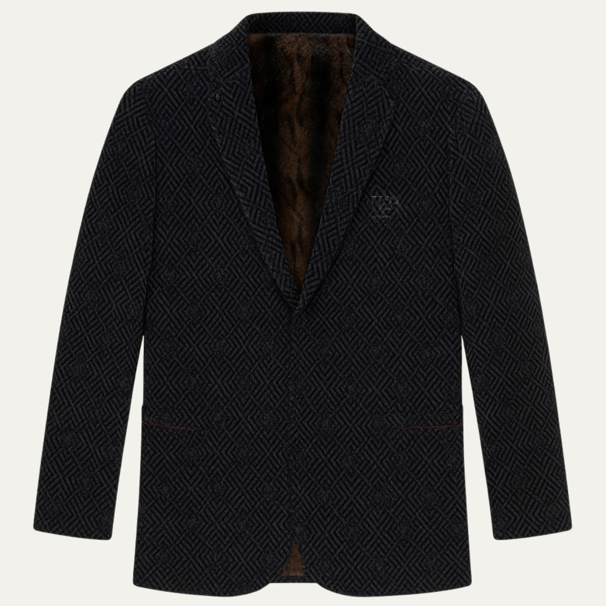 Men’s Diamond-Textured Blazer