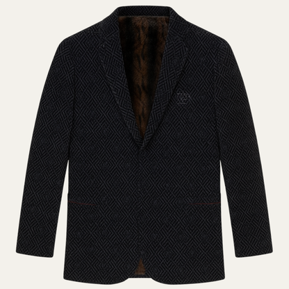 Men’s Diamond-Textured Blazer