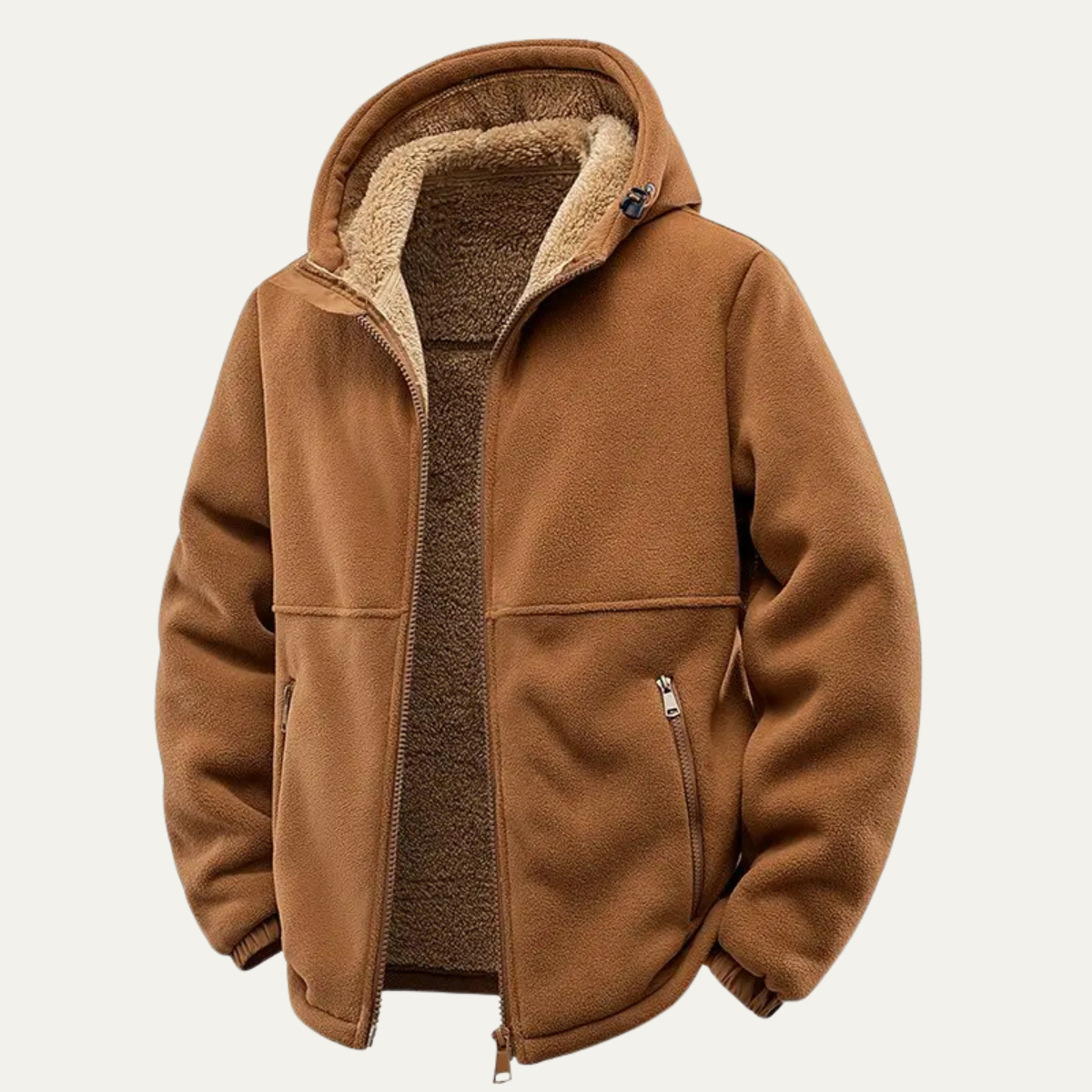 Men’s Full-Zip Hooded Fleece Jacket