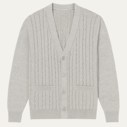 Men’s Classic Cable-Knit Cardigan