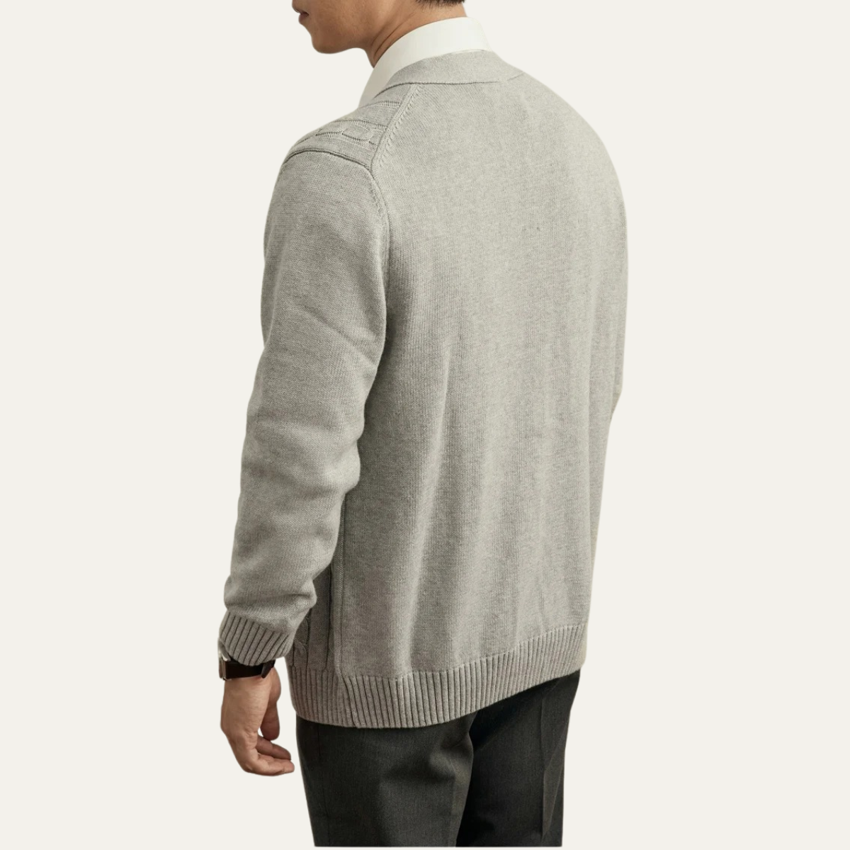 Men’s Classic Cable-Knit Cardigan