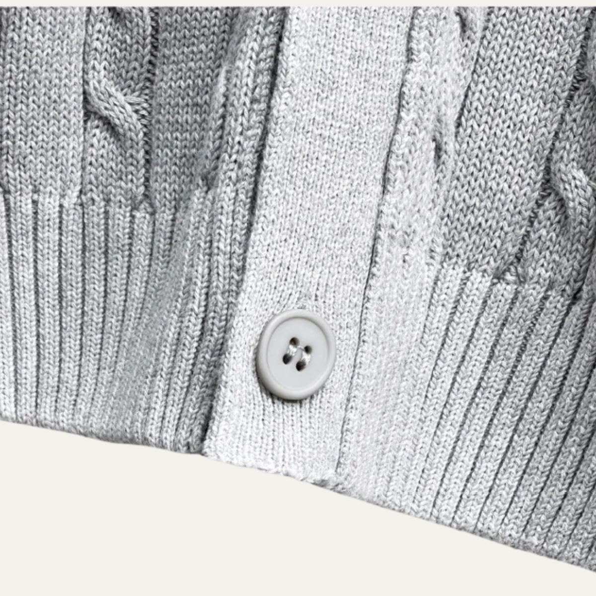 Men’s Classic Cable-Knit Cardigan