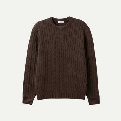 Men’s Full-Zip Geometric Knit Jacket
