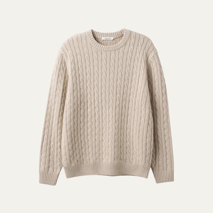 Men’s Full-Zip Geometric Knit Jacket